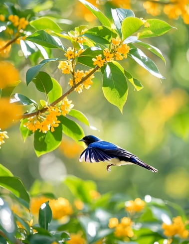 春風(fēng)拂過(guò)枝頭,每一片新綠都在訴說(shuō)著希望的故事。
